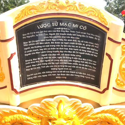 Lược Sử Bà Mạc Mi Cô - Người Con Gái Hiếu Thảo, Nhân Hậu Của Dòng Họ Mạc Tại Hà Tiên